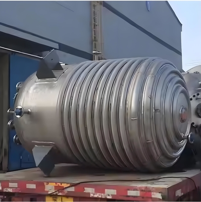 Réacteur de séchage certifié ISO ASME avec plaque d'acier de récipient sous pression